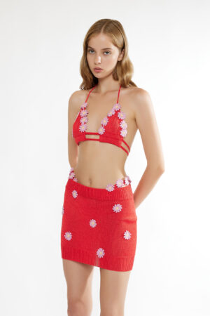 Daisy red skirt 2